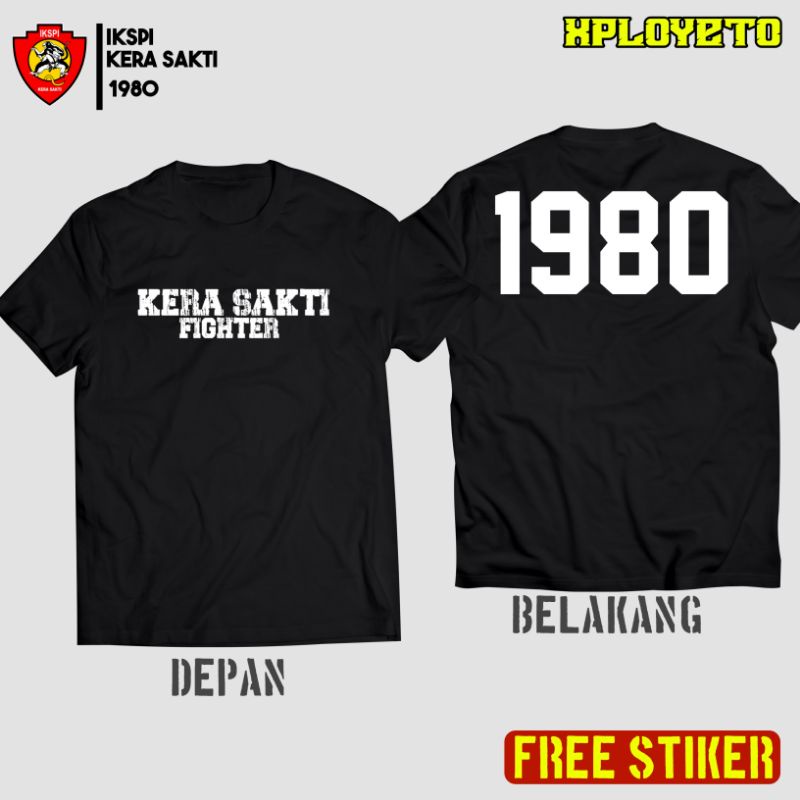 KAOS IKSPI 1980 v2 /KAOS IKSPI KERA SAKTI TAHUN 1980 / KAOS PENCAK SILAT 1980 / KAOS IKSPI DISTRO