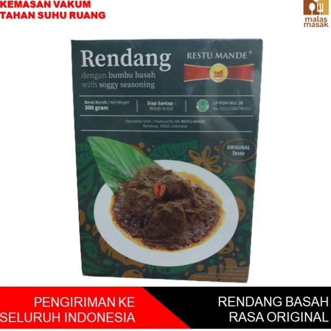 

Promo Rendang Basah Restu Mande Rasa Ori 300gr