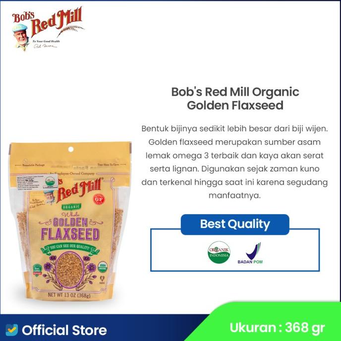 

Promo Bob's Red Mill Organic Golden Flaxseed 368 gr