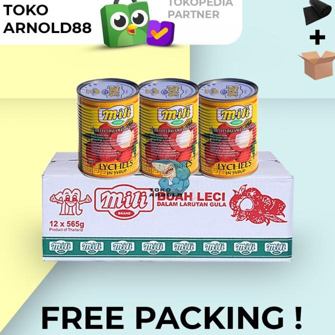 

Promo MILI Lychee In Syrup / Leci Kaleng Mili / Per Dus Isi 12 Pcs - 565 gr