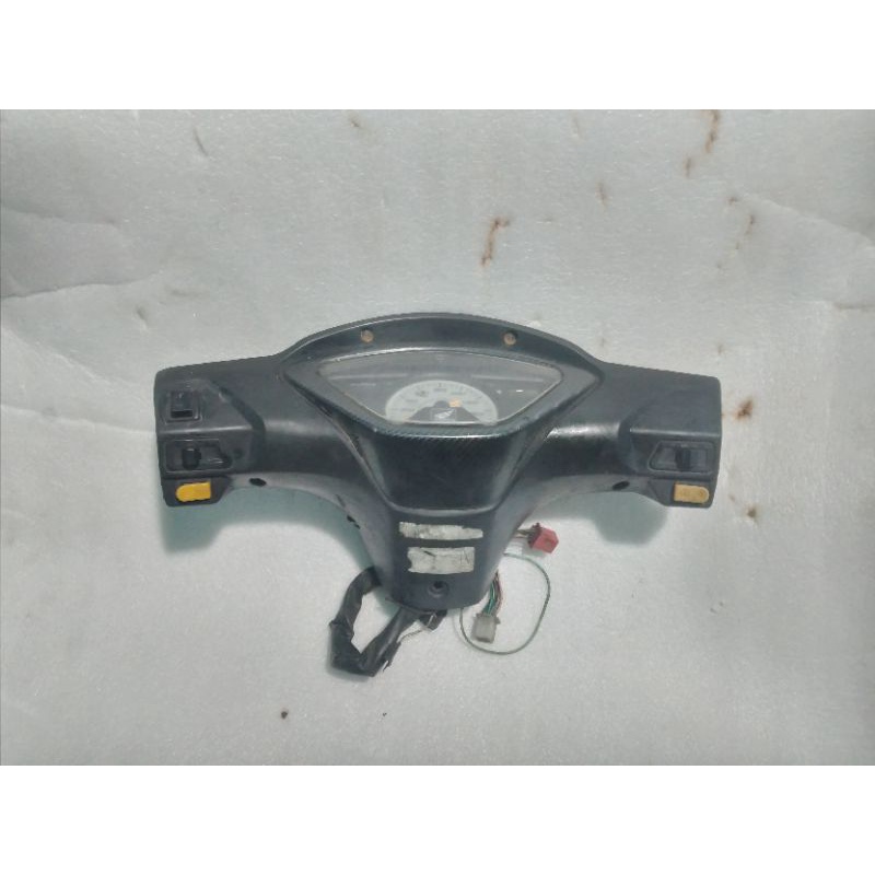 cover stang batok belakang speedometer kilometer 1set supra x 125 original