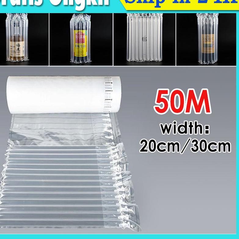 

Diskon Bulan Ini Plastik Gelembung Poly Air Bubble Wrap Inflatable Roll Kolom Column Panjang 50m Tinggi 20-30cm