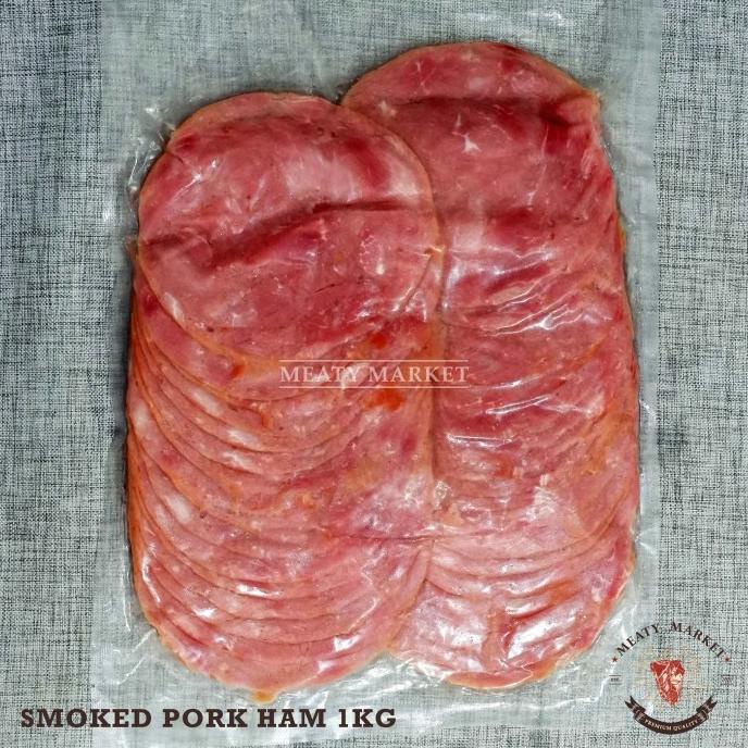 

Promo smoked pork ham 1kg