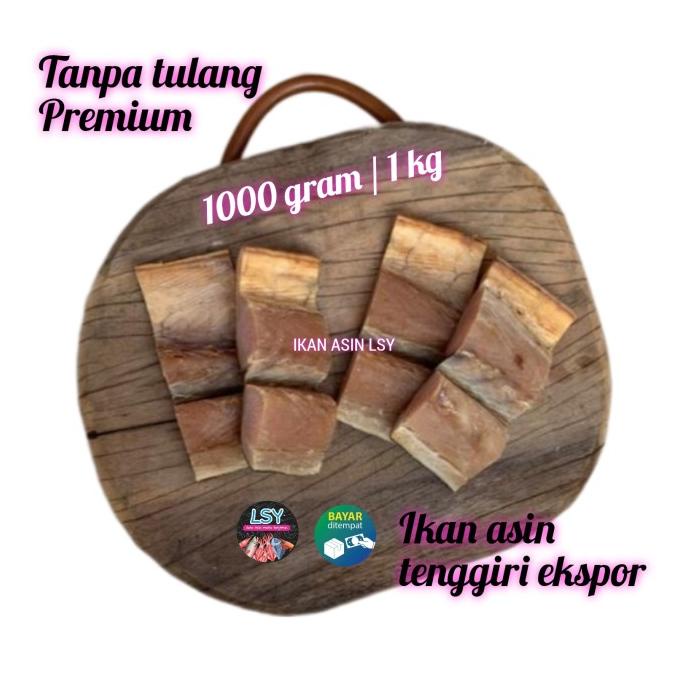 

Promo ikan asin tenggiri potong (tanpa tulang) 1000gram