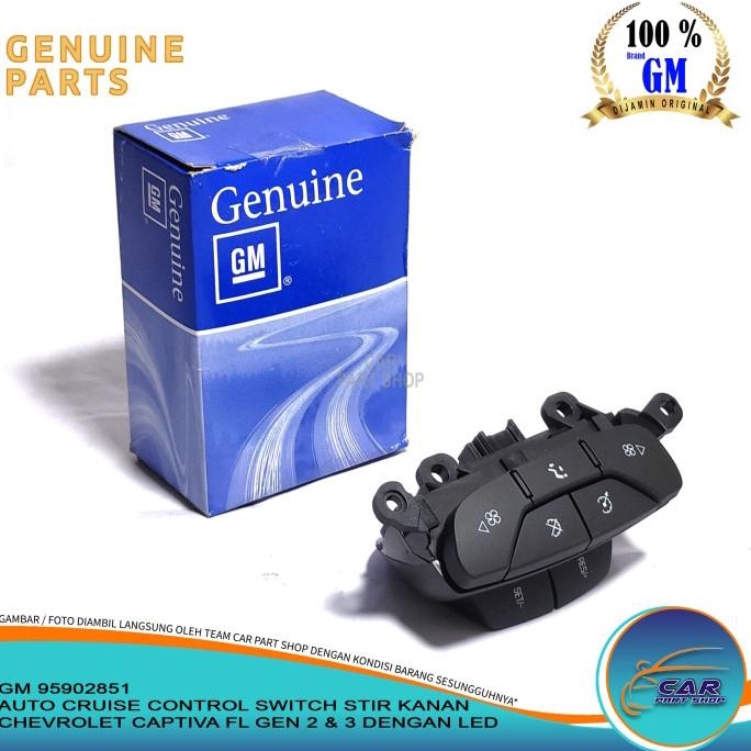 AUTO CRUISE CONTROL SWITCH STIR KANAN CAPTIVA FL GEN 2 & 3 DENGAN LED