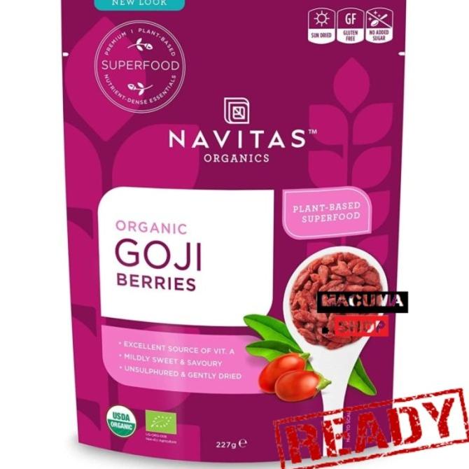 

Promo NAVITAS ORGANICS ORGANIC GOJI BERRIES 227 GR / NAVITAS GOJI BERRY