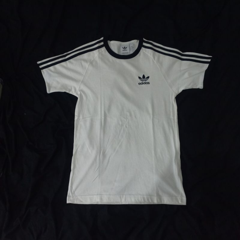 adidas ringer tee White