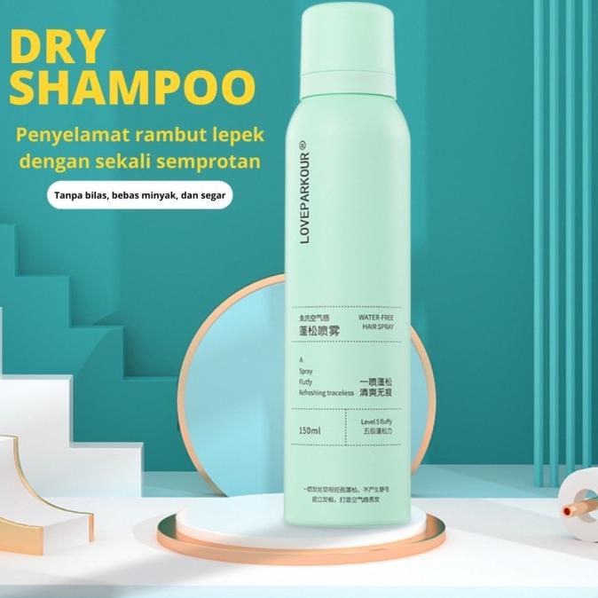 LOVEPARKOUR Dry Shampoo Semprotan Rambut Kering Ut Mengembangkan Rmbut