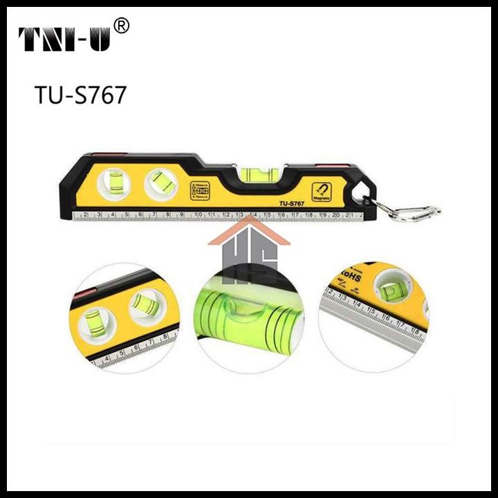 

Tu-S767 Penggaris Horizontal Magnetik Profesional Portable Plastik