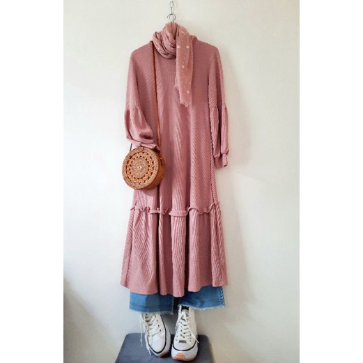 MIDI  KAOS IMPORT | MIDI DRESS | DRESS MUSLIM | DRESS KOREA | ORIGINAL