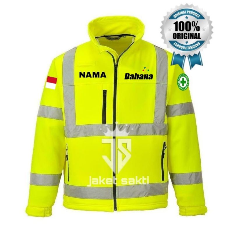 jaket safety jaket k3 jaket tambang jaket reading jaket kerja CASTEM logo nama perusahaan