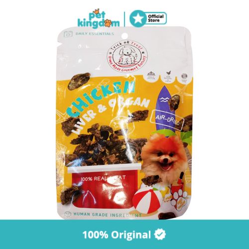 Trick Or Treat 100 Gr Camilan Anjing Chicken Organ