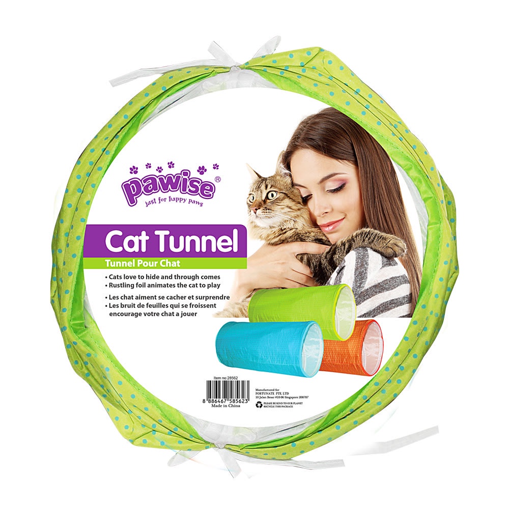 Pawise 50x25 Cm Mainan Kucing Cat Tunnel