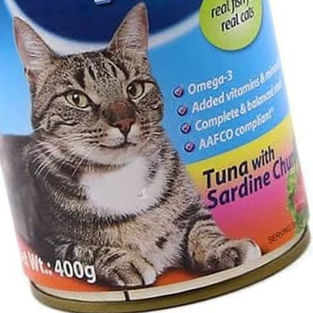 Snappy Tom 400 Gr Makanan Kucing Basah Tuna Sardines Chunk