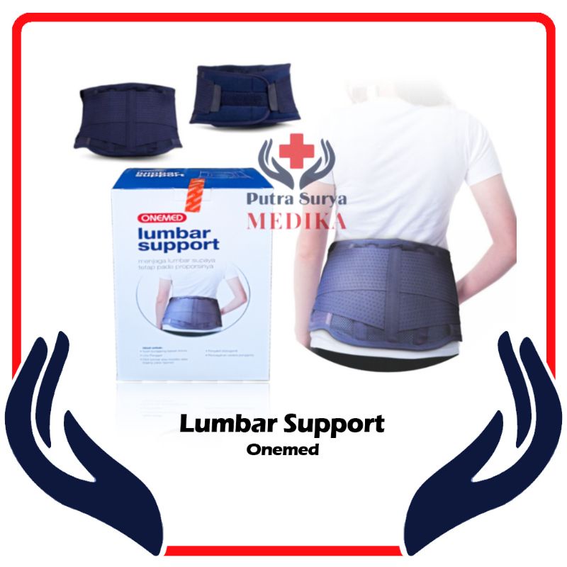 Lumbar Support Onemed | Korset Punggung/Tulang Belakang