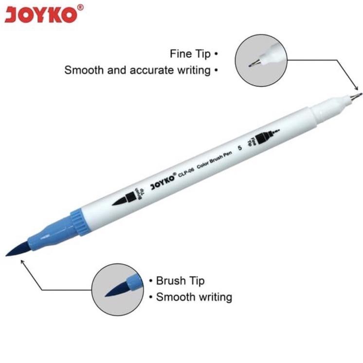 

Termurah Brush Pen 12 Warna / Color Brush Pen 12 Warna Merek Joyko Clp-06