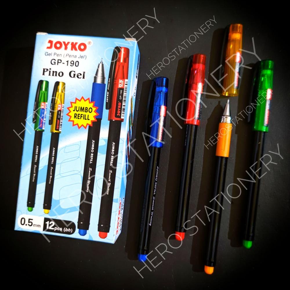 

Terlaris Pen Gel Joyko Pino Gel 0.5 Mm Gp-190 . 12 Unit