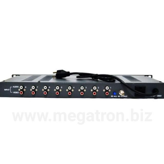 Rf Modulator Matrix 8 In 1 (8 Input Av) - Vhf