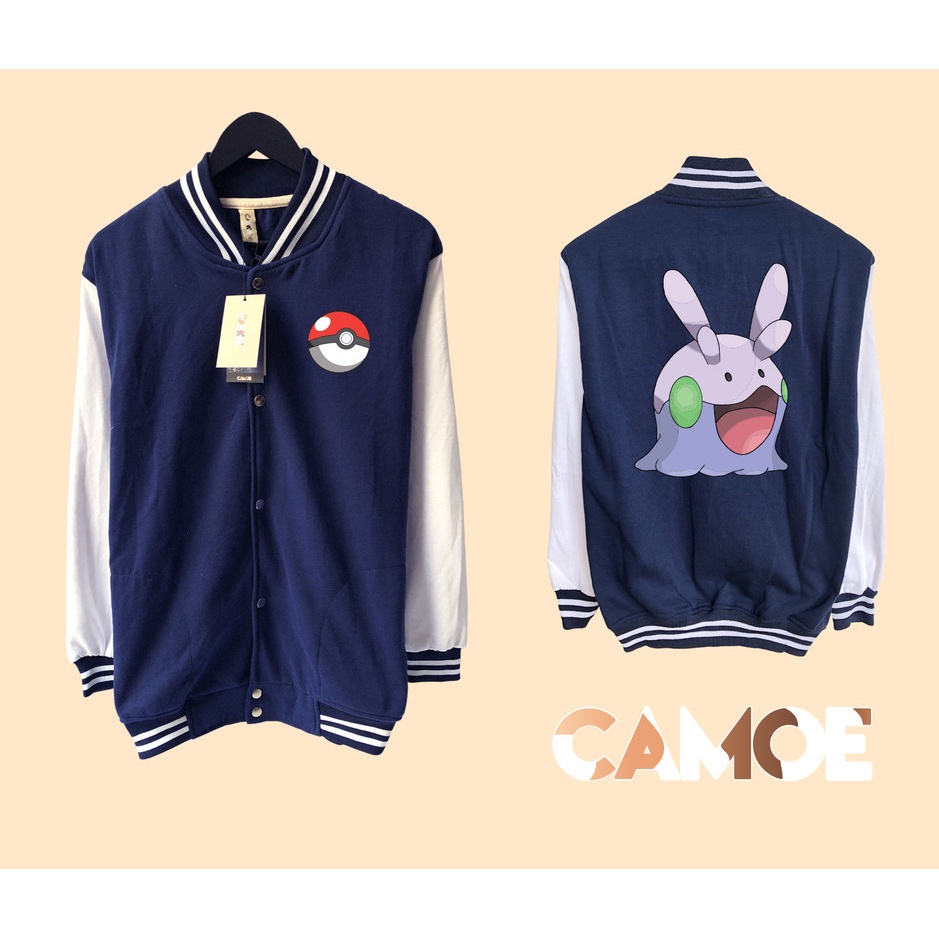 Jaket Baseball Varsity Anime Pokemon Goomy