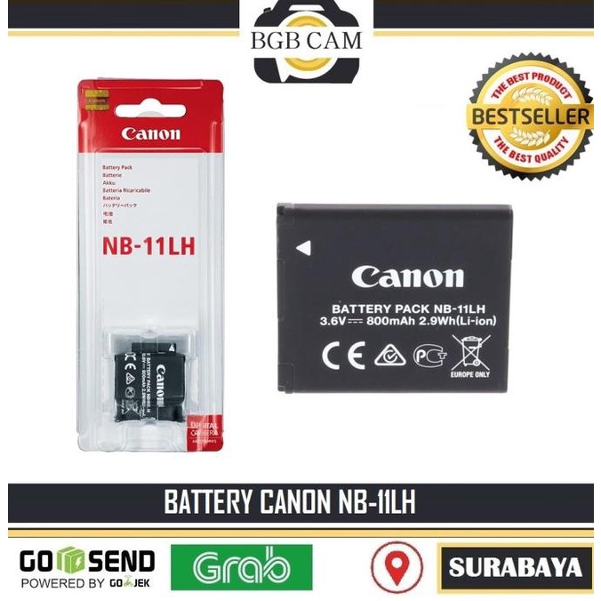 Battery Canon NB-11L / Baterei / Baterai NB11L / NB 11 L / NB11 L