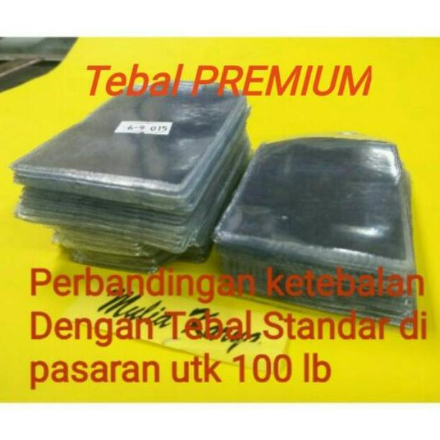 Cuci Gudang Plastik Id  Card / Mika Nametag 6X9 Tegak Tebal Premium 0.15