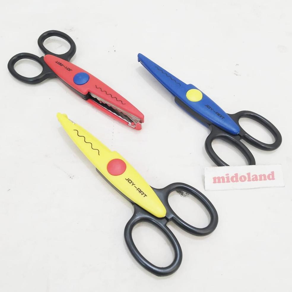 

Trending Gunting Zig Zag Zigzag Gelombang Kerajinan Tangan Craft Set 3Pcs Midoland
