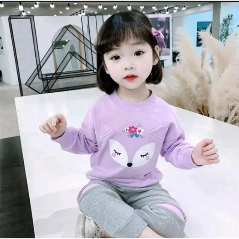 SETELAN ANAK PEREMPUAN BAJU ANAK 0-7 TAHUN PAKAIAN ANAK BAJU SETELAN ANAK JOGGER ANAK SETELAN BAJU ANAK