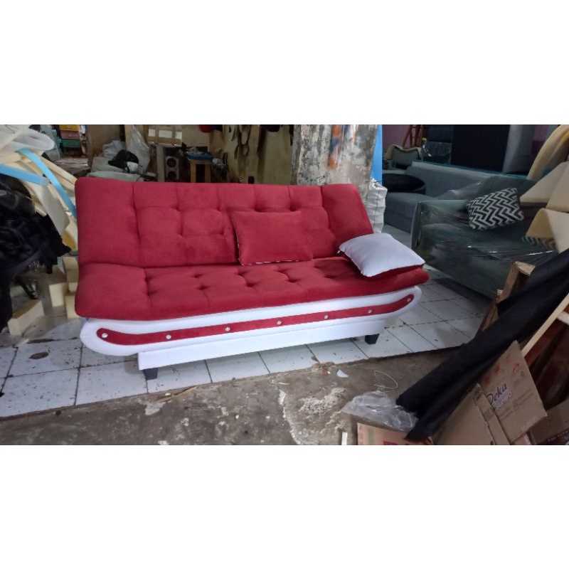 sofa bed pilowtop model lipat
