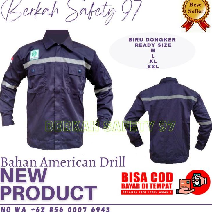 Model Terheboh Wearpack atasan/ baju kemeja kerja/Baju kerja/Wearpack safety