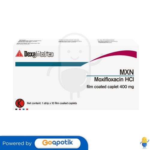 MXN 400 MG BOX 10 KAPLET