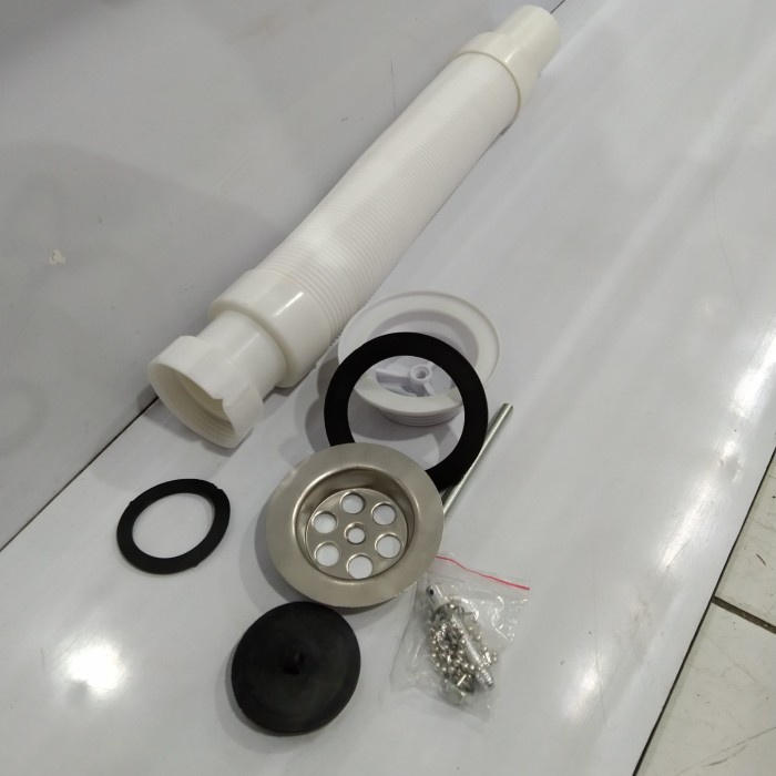 Terlaris Afur Wastafel Flexible Selang White Pipa Sink Cuci Tangan