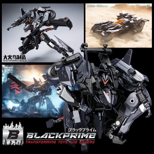 big Fire Bird Binary V-02 Golden Crow Foureyes transformable mecha H-r833