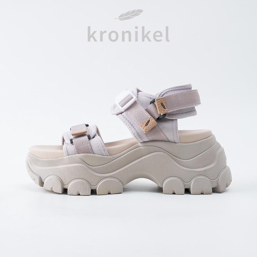 [PREMIUM LOKAL BRAND] KRONIKEL PROJECT // OSAKA 2-in-1 Sandals - Hojicha