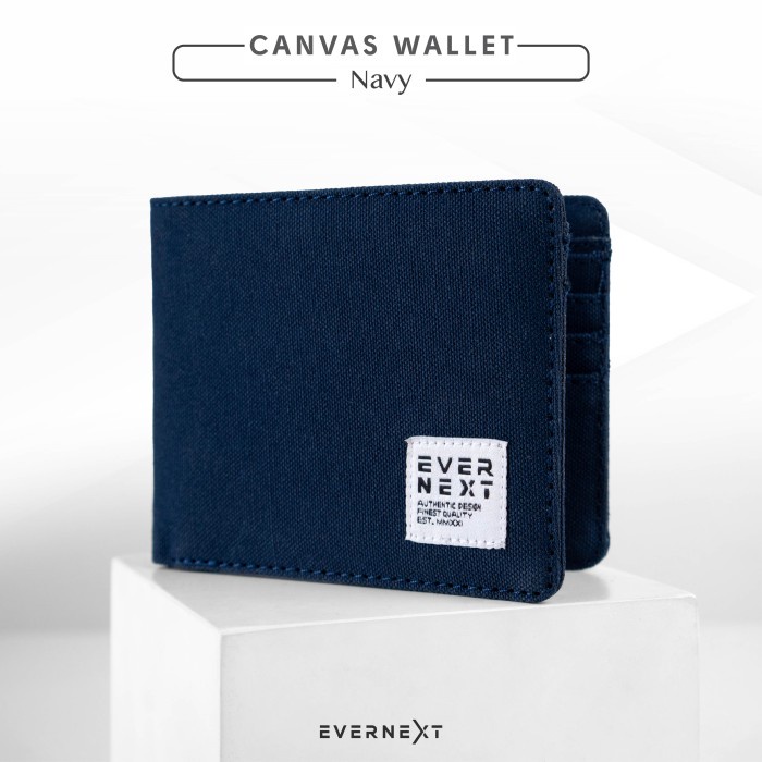 dompet DOMPET PRIA DOMPET KANVAS PRIA DOMPET LIPAT PRIA DOMPET PENDEK PRIA - NAVY(M7Q0) dompet pria 