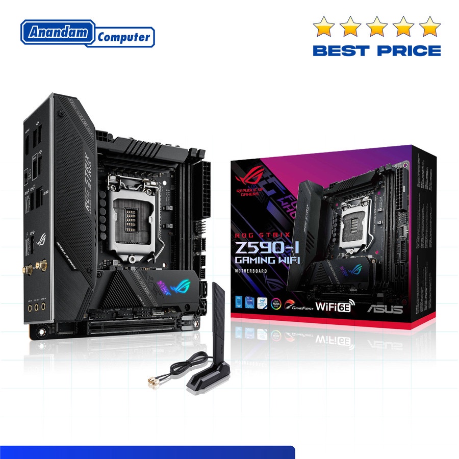 Asus ROG STRIX Z590-I GAMING WIFI Z590 ITX Motherboard LGA 1200