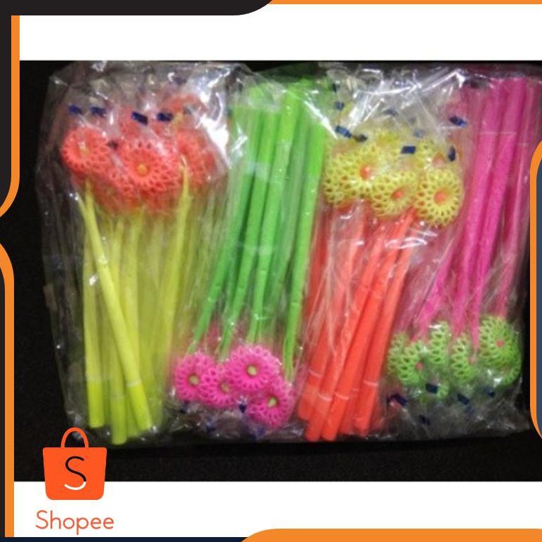 

Terlaris Termurah Grosir 100 Pcs Pulpen Setangkai Bunga Ballpoint Cute Flower Import Free Kemas Plastik Free Bubblewrap Hitam