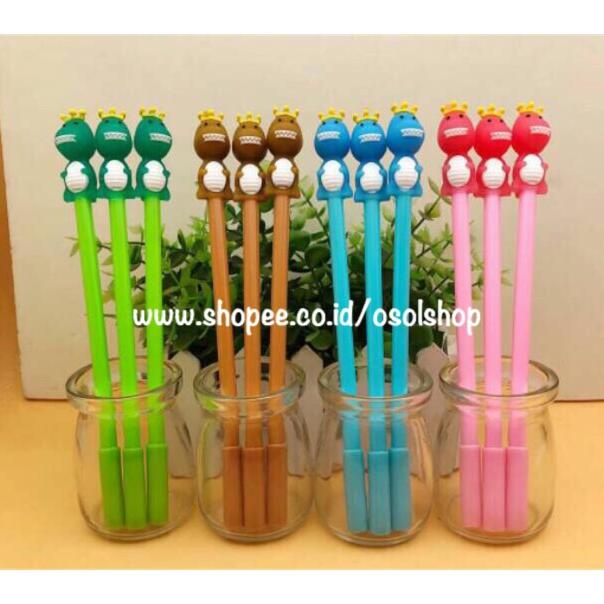 

Diskon Habis 1 Lusin Selusin Pulpen Dino Dinosaurus Pen 12Pcs Murah Grosir Bolpen