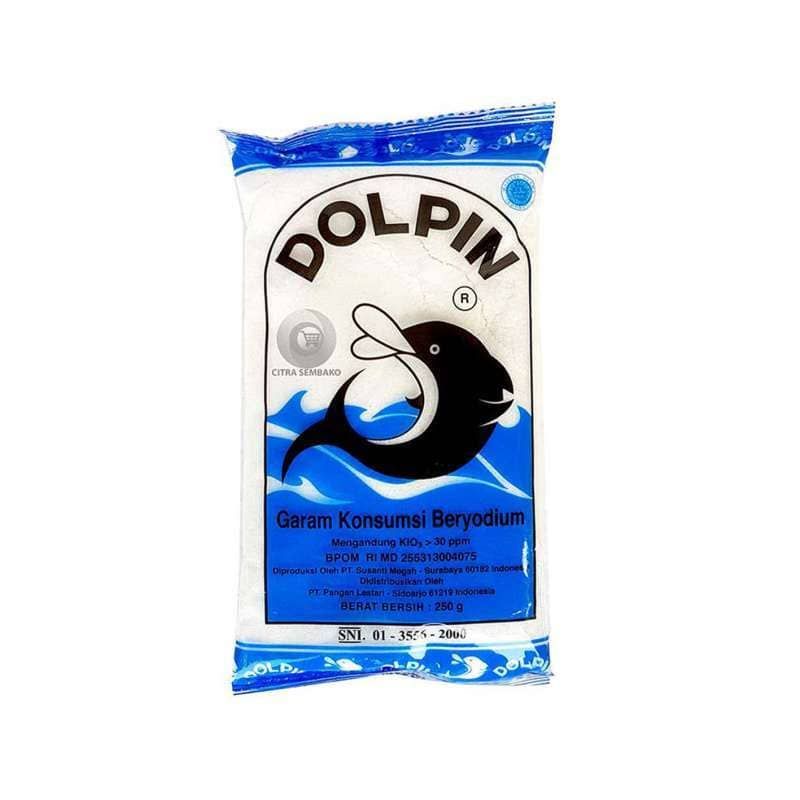 

Dolphin Garam Meja Beriodium 250 gram