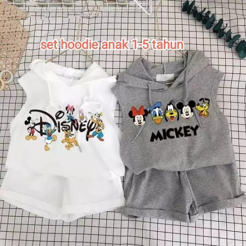 HOODIE ANAK BAJU ANAK PEREMPUAN 1-6;TAHUN SETELAN ANAK PEREMPUAN DISNEY PAKAIAN ANAK PEREMPUAN