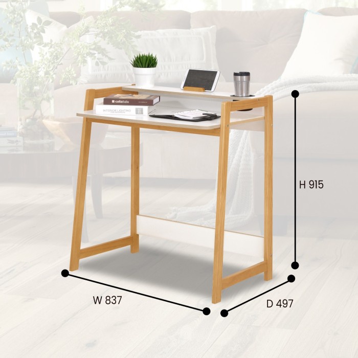 Offo Living Furniture - Meja Tulis / Meja Belajar Minimalis Rocco