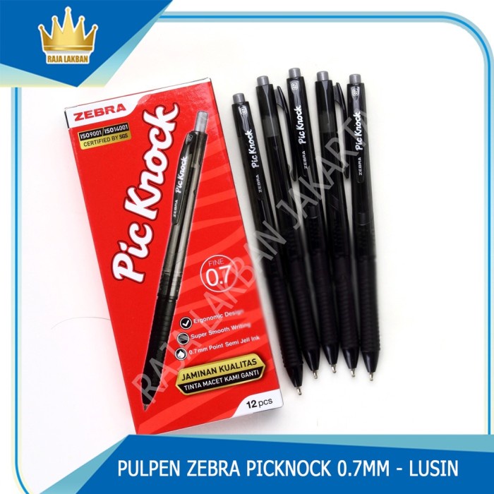 

Hot Sale!!! Pulpen / Pen Zebra Picknock 0.7Mm Per Lusin Terlaris