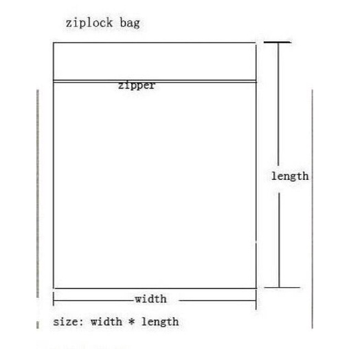 Klip Pp 30X40 50Micron Plastik Zipper Kemasan Bening Jernih Transparan