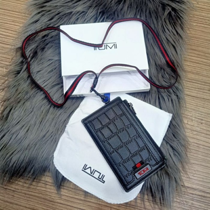 Terlaris Dompet Id Card Lanyard Wallet Name Tag Tumi