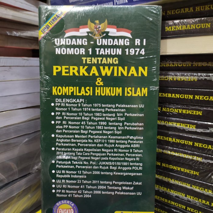 Terlaris Uu Ri.No 1 Th.1974.Ttg Perkawinan & Kompilasi Hukum Islam