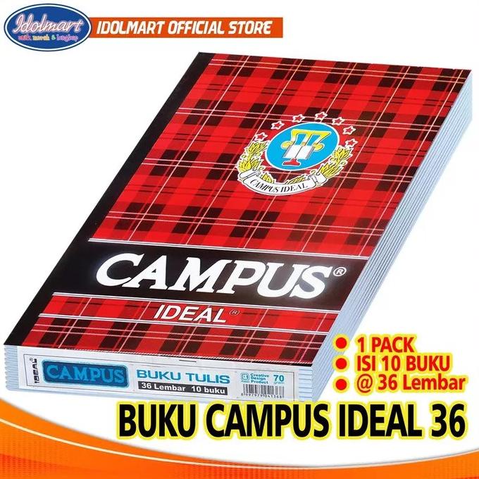 

Garansi Resmi Idolmart Buku Tulis Campus Ideal Isi 36 Lembar
