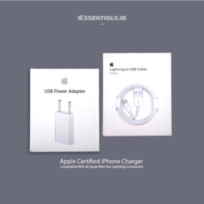 Charger/Casan/Cas Apple iPhone Original FOXCONN + Kabel Lightning