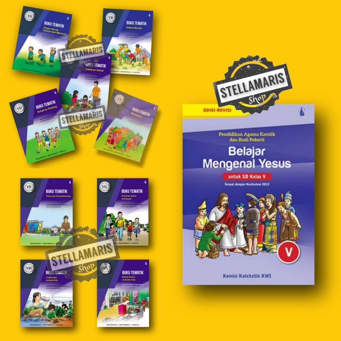 Diskon Spesial Bundle 10 Buku Lengkap: Tematik & Agama Katolik Kanisius Sd Kelas 5 Terbaru