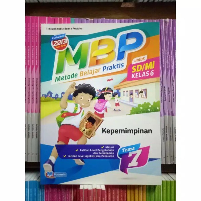 Promo Paket Buku Metode Belajar Praktis Mbp Kelas 6 Sd Tema 6,7,8,9 Masmedia Termurah