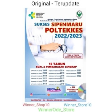 Must Have Buku Sukses Tes Sipenmaru Bersama (Simama) Poltekkes 2022Paket 15 Terbaru