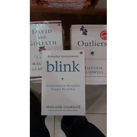 Must Have Paket Buku Malcolm Gladwel Blink ,Outliers, David & Goliath Terlaris